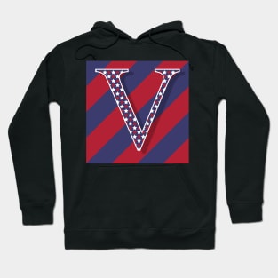 Old Glory Letter V Hoodie